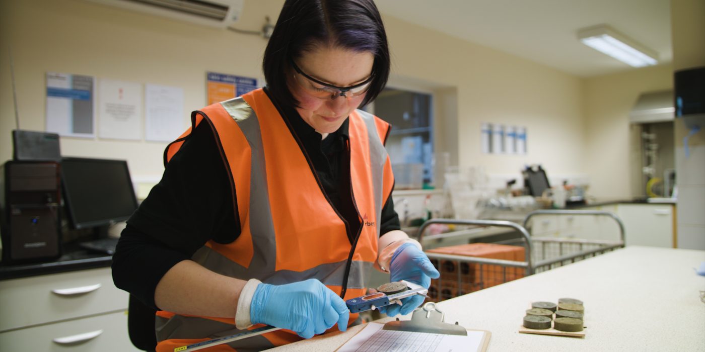 A photo of Sue Boyle, Lab Technician, Central Research and Development Lab.