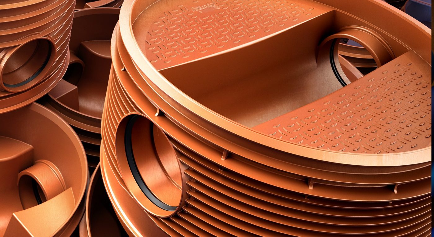 Pipelife PRO sewage manholes and chambers are designed to withstand extreme temperature fluctuations while exhibiting outstanding impact resistance. 