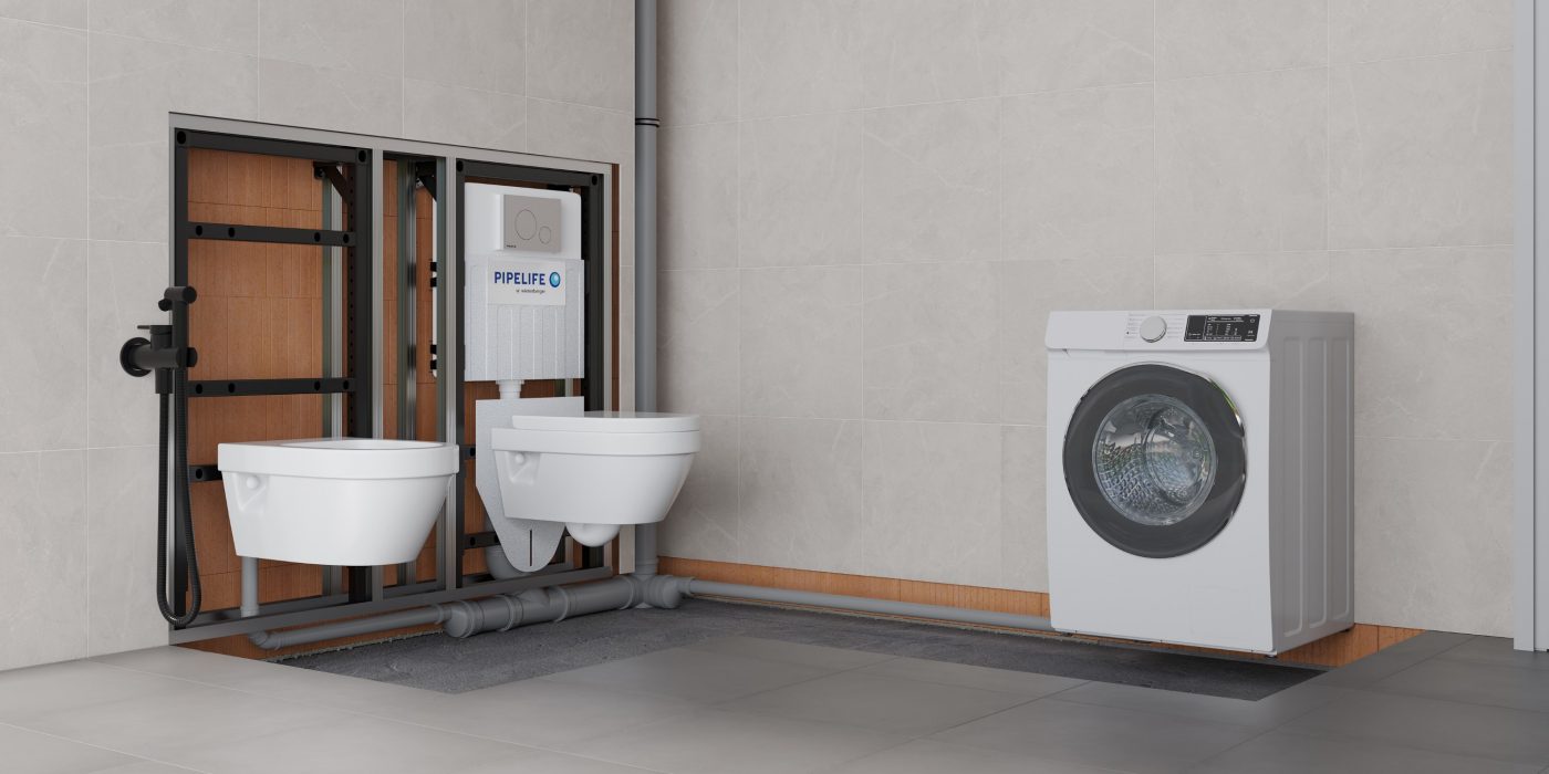 Pipelife Soil and Waste Classic Systems Brick Wall Key Visual WEB
